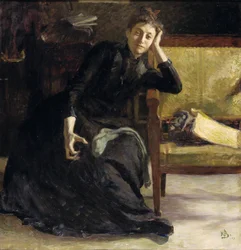 Die Künstlerin Eva Bonnier